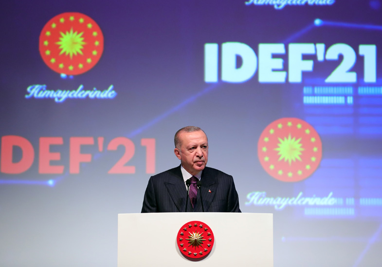 IDEF’21 Cumhurbaşkanı Recep Tayyip Erdoğan Tarafından Açıldı