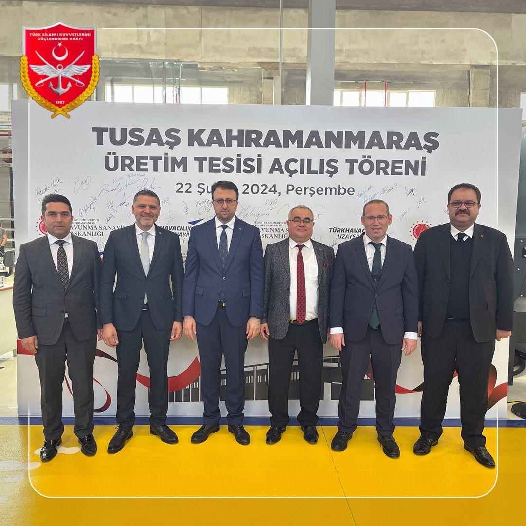 TUSAŞ Kahramanmaraş Üretim Tesisi Açılış Töreni